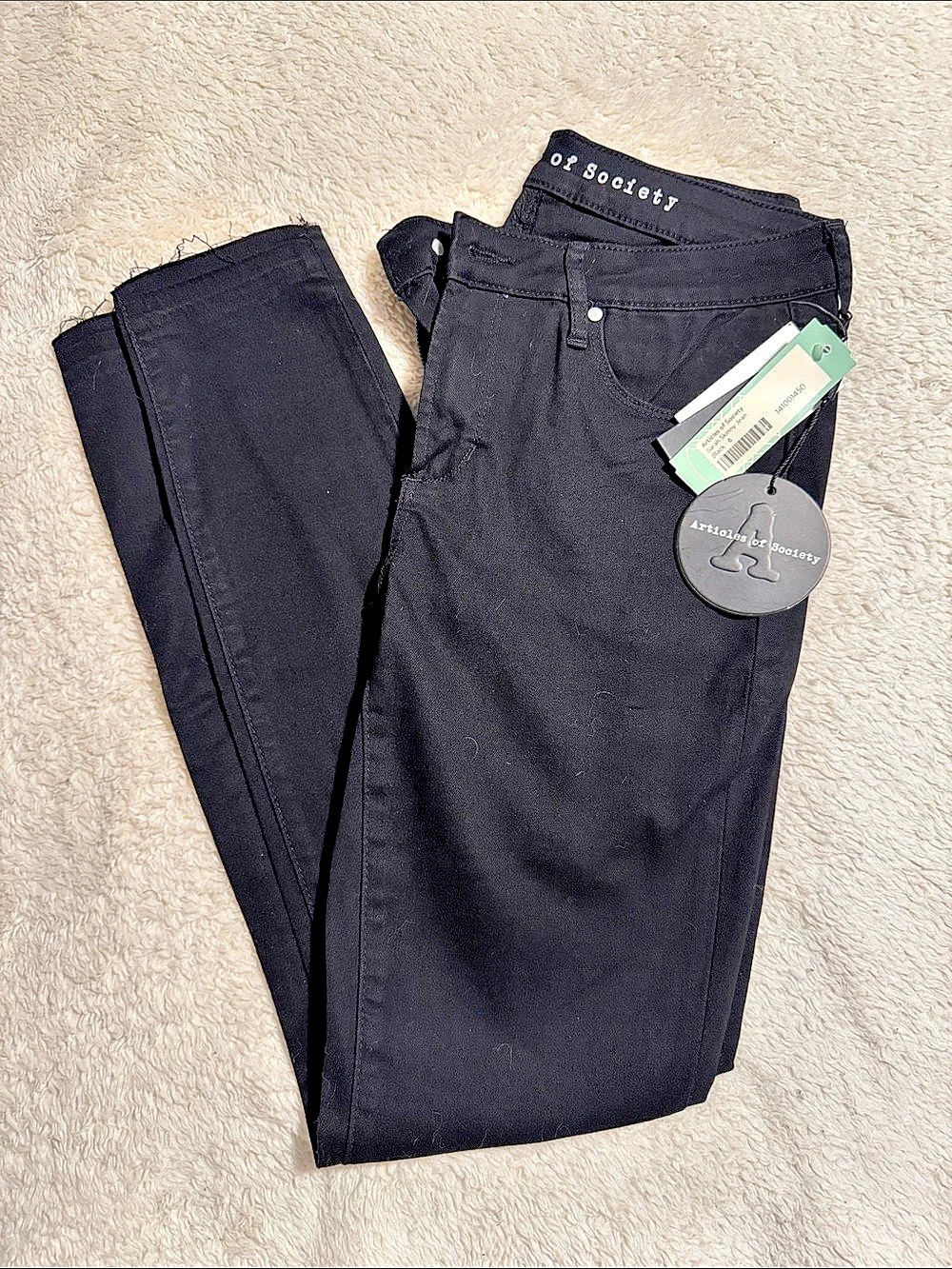 Articles of Society Sarah Skinny Jean Black Skinny Jeans